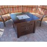 AZ Patio Heaters Outdoor Fire Pit in Hammered Bronze - Lifestyle