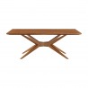 Greenington Sonoma Dining Table In Amber - Front Angle