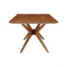 Greenington Sonoma Dining Table In Amber - Side Angle