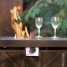AZ Patio Heaters Outdoor Fire Pit in Hammered Bronze - Lifestyle