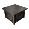 AZ Patio Heaters Outdoor Fire Pit in Hammered Bronze - Front Side Angle