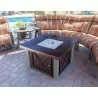 AZ Patio Heaters Outdoor Fire Pit in Hammered Bronze /Stainless Steel - Lifestyle - AZ Patio Heaters Outdoor Fire Pit in Hammered Bronze /Stainless Steel - Lifestyle