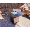 AZ Patio Heaters Outdoor Conventional Propane Fire Pit in Hammered Bronze - Lifestyle