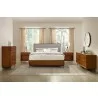 Greenington Taylor Queen Bed In Amber - Front Lifestyle View - Greenington Taylor Queen Bed In Amber - Front Lifestyle View
