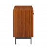 Greenington Taylor 28" 1 Drawer Nightstand In Amber - Side Angle