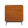 Greenington Taylor 28" 1 Drawer Nightstand In Amber - Back Angle