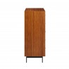 Greenington Taylor 5 Drawer Chest In Amber - Side Angle