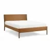 Greenington Ventura Queen Platform Bed - Amber - Angled View - Greenington Ventura Queen Platform Bed - Amber - Angled View