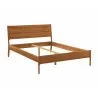 Greenington Ventura King Platform Bed - Amber - Angled without Cushion - Greenington Ventura King Platform Bed - Amber - Angled without Cushion