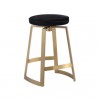 Sunpan Hendrix Swivel Counter Stool - Front Side Angle
