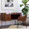 Sunpan Moretti Desk Small Walnut - Lifestyle