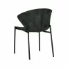 Sunpan Eric Dining Chair in Nono Dark Green - Set of Two - Back Side Angle - Sunpan Eric Dining Chair in Nono Dark Green - Set of Two - Back Side Angle
