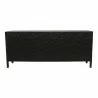 Moe's Home Collection Misaki Oak Sideboard in Black - Front Angle - Moe's Home Collection Misaki Oak Sideboard in Black - Front Angle
