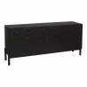 Moe's Home Collection Misaki Oak Sideboard in Black - Front Side Angle - Moe's Home Collection Misaki Oak Sideboard in Black - Front Side Angle