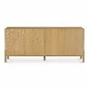 Moe's Home Collection Misaki Oak Sideboard in Natural - Front Angle - Moe's Home Collection Misaki Oak Sideboard in Natural - Front Angle