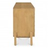 Moe's Home Collection Misaki Oak Sideboard in Natural - Side Angle