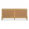 Moe's Home Collection Misaki Oak Sideboard in Natural - Back Angle