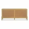 Moe's Home Collection Misaki Oak Sideboard in Natural - Back Angle - Moe's Home Collection Misaki Oak Sideboard in Natural - Back Angle