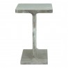 Moe's Home Collection Tullia Accent Table, Taupe - Side Angle