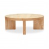 Moe's Home Collection Oregon Round Coffee Table - Blonde - Front Angle