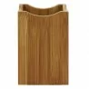 Oceanstar Bamboo Utensil Holder - Side Angled - Oceanstar Bamboo Utensil Holder - Side Angled