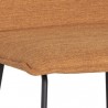 Sunpan Jovanah Counter Stool in Aosta Autumn - Set of Two - Seat Closeup Angle