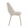 Sunpan Radella Dining Chair Bergen Taupe - Side Angle