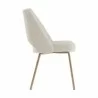 Sunpan Radella Dining Chair Bergen Taupe - Side Angle - Sunpan Radella Dining Chair Bergen Taupe - Side Angle