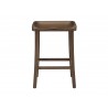 Greenington Tulip Counter Height Stool Black Walnut - Set of Two- Front Angle