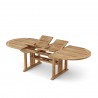 Anderson Teak 106" Sahara Oval double Extension Table-4 - Anderson Teak 106" Sahara Oval double Extension Table-4