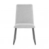 Sunpan Huxley Dining Chair in Belfast Heather Grey - Front Angle