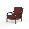 Monterey Club Chair in Canvas Henna w/ Self Welt - Front Side Angle - Monterey Club Chair in Canvas Henna w/ Self Welt - Front Side Angle