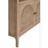 Essentials for Living Cane Storage Bookcase - Base Angle