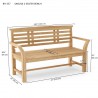 Anderson Teak 56 1/2" Sakura 2-seater Bench-5 - Anderson Teak 56 1/2" Sakura 2-seater Bench-5