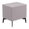 Halle Side Table in Gray - Back Left
