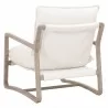 Essentials For Living Hamlin Club Chair in Performance Boucle Snow, Natural Gray Oak - Back Side Angle - Essentials For Living Hamlin Club Chair in Performance Boucle Snow, Natural Gray Oak - Back Side Angle