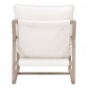 Essentials For Living Hamlin Club Chair in Natural Gray Oak Frame - Back View