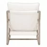 Essentials For Living Hamlin Club Chair in Performance Boucle Snow, Natural Gray Oak - Back Angle - Essentials For Living Hamlin Club Chair in Performance Boucle Snow, Natural Gray Oak - Back Angle