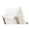 Essentials For Living Hamlin Club Chair in Natural Gray Oak Frame - Seat Back Close-up