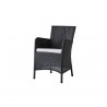 Cane-Line Hampsted Chair, Black, Cane-line Weave