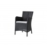Cane-Line Hampsted Chair, Black, Cane-line Weave 1