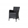 Cane-Line Hampsted Chair, Black, Cane-line Weave 2