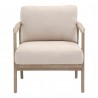 Essentials For Living Harbor Club Chair in Flax Linen - Front