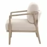 Essentials For Living Harbor Club Chair in Flax Linen - Side Angle - Essentials For Living Harbor Club Chair in Flax Linen - Side Angle
