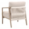 Essentials For Living Harbor Club Chair in Flax Linen - Back Side Angle