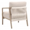 Essentials For Living Harbor Club Chair in Flax Linen - Back Angled