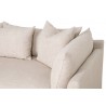 Haven 110 LF Slipcover Sectional - Bisque French Linen - Seat Back Close-up