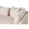 Haven 110 LF Slipcover Sectional - Bisque French Linen - Seat Back Close-up - Haven 110 LF Slipcover Sectional - Bisque French Linen - Seat Back Close-up