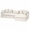 Haven 110 RF Slipcover Sectional - Bisque French Linen - Right Angled - Haven 110 RF Slipcover Sectional - Bisque French Linen - Right Angled