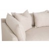Haven 110 RF Slipcover Sectional - Bisque French Linen - Seat Back Close-up